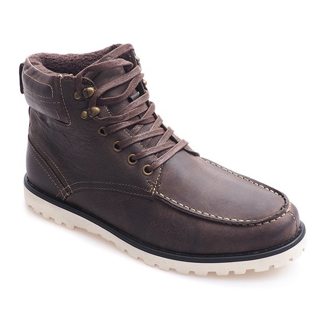 Sapatos de botas altas quentes SH26 marrom 1