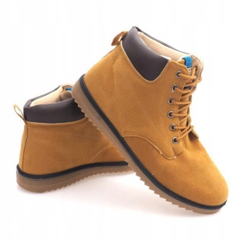 Botas altas masculinas camelo NO202 marrom 2