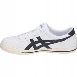 Sapatos Asics Aaron M 1201A008 101 branco azul marinho 1