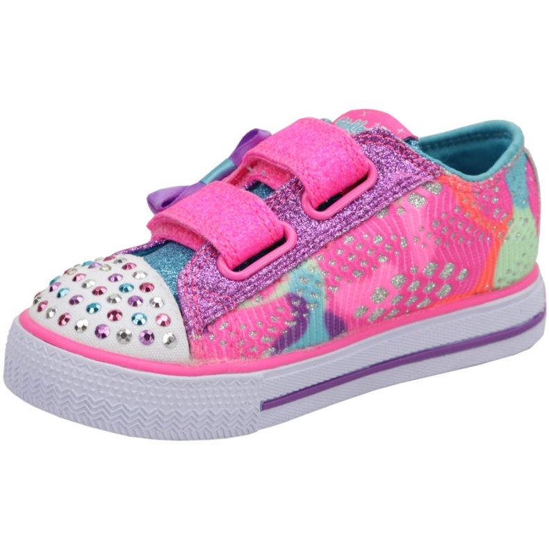 Sapato Skechers Shuffles Jr 10834N-NPMT multicolorido 1