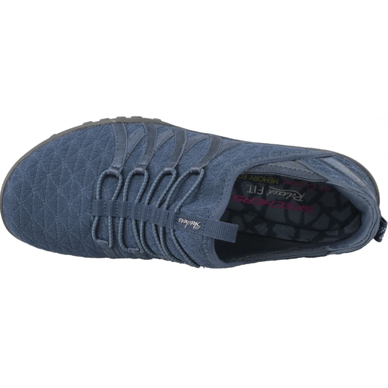 Sapatos Skechers Breathe Easy W 23048-SLT azul 2 Sapatos Skechers Breathe Easy W 23048-SLT azul 2