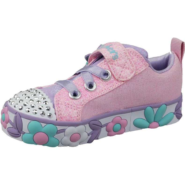 Sapatos Skechers Daisy Lites Jr 10965N-PKMT rosa 1