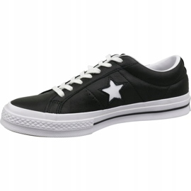 Sapatos Converse One Star Ox 163385C pretos 1