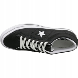 Sapatos Converse One Star Ox 163385C pretos 2