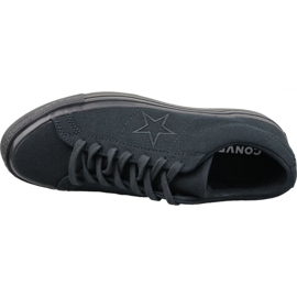 Sapatos Converse One Star Ox M 163380C preto 2