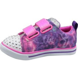 Sapatos Skechers Sparkle Lite Jr 20147N-PRMT rosa 1