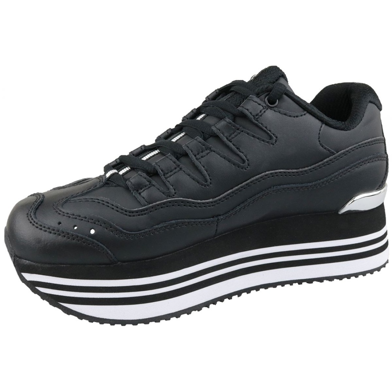 Plataforma de alta energia Skechers Highrise W 73937-BLK preto 1