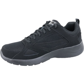 Sapatos Skechers Dynamight 2.0 M 58363-BBK preto 1 Sapatos Skechers Dynamight 2.0 M 58363-BBK preto 1