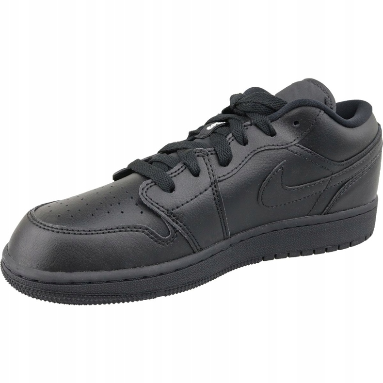 Sapatos pretos Nike Jordan Air 1 Low Bg M 553560-006 1