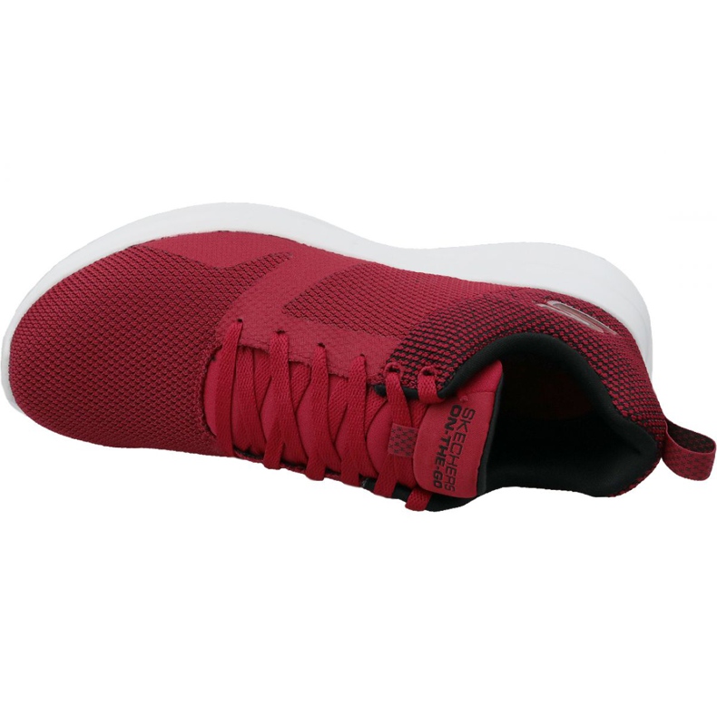 Sapatos Skechers On The Go M 55330-RDBK vermelho 2 Sapatos Skechers On The Go M 55330-RDBK vermelho 2