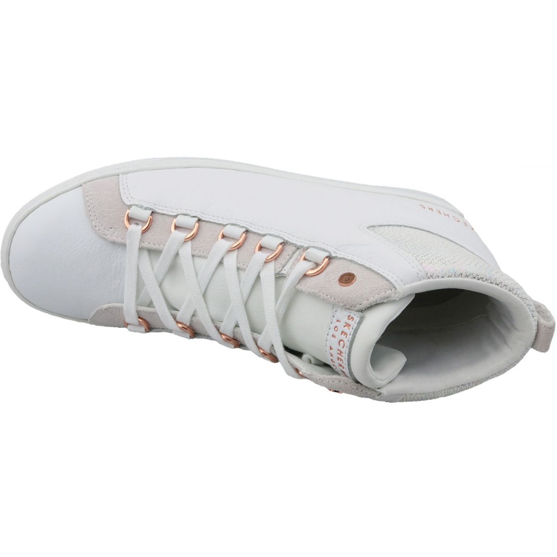 Sapato Skechers Side Street Core-Set Hi W 73581-WHT branco 2 Sapato Skechers Side Street Core-Set Hi W 73581-WHT branco 2