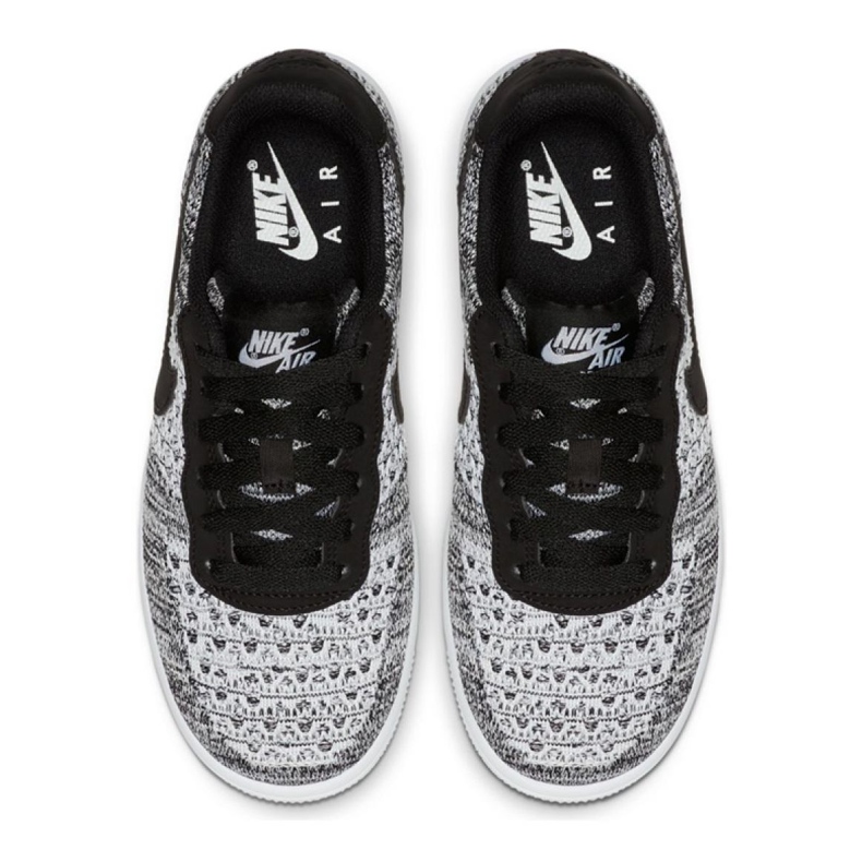 Nike Air Force 1 Flyknit 2.0 Gs Jr BV0063-001 preto multicolorido 2