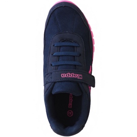 Kappa Follow Bc Jr. 260634K 6722 sapatos azul marinho rosa 1