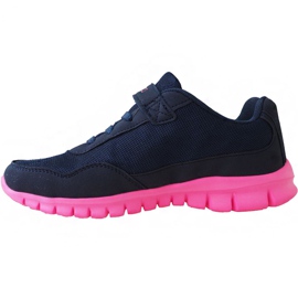 Kappa Follow Bc Jr. 260634K 6722 sapatos azul marinho rosa 2