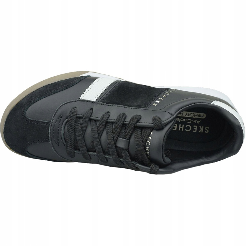 Sapatos Skechers Zinger-Scobie M 52322-BKW preto 2 Sapatos Skechers Zinger-Scobie M 52322-BKW preto 2