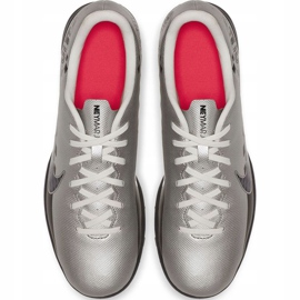 Chuteira Nike Mercurial Vapor 13 Club Neymar Tf M AT8000-006 cinza prata 1