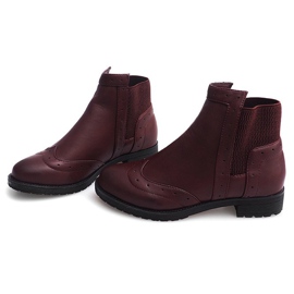 Botas clássicas de jazz W102 Bordo vermelho 1
