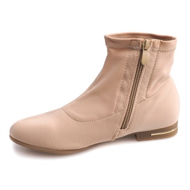 Botas de tecido elegantes R105 bege 1