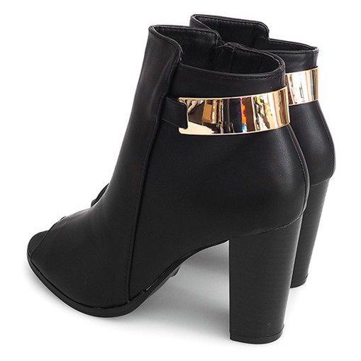 Abra as botas em um poste F906 Preto 1 Abra as botas em um poste F906 Preto 1