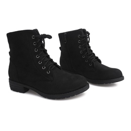 Botas de camurça Jodhpur B768 PRETO 1