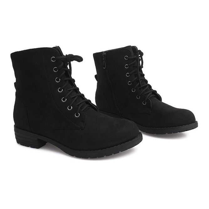 Botas de camurça Jodhpur B768 PRETO 1