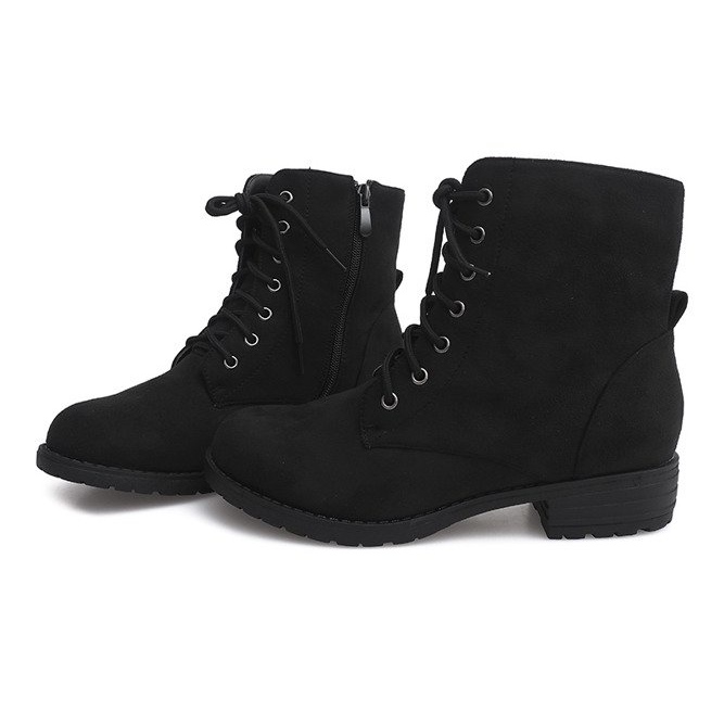 Botas de camurça Jodhpur B768 PRETO 2