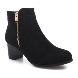 Botas de salto J0049-1 pretas preto 1