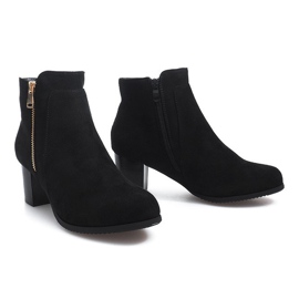 Botas de salto J0049-1 pretas preto 2