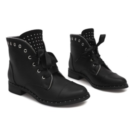 Botas exclusivas Y8152 pretas preto 2