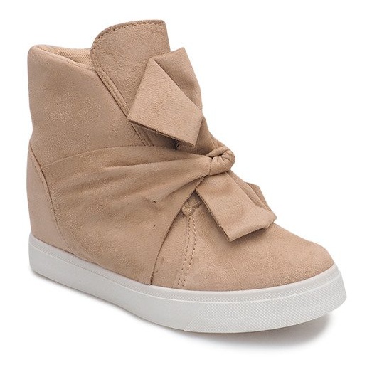Tênis Wedge 1787 Beige bege 2