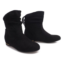 Botas de camurça Cunha C-7111 Pretas preto 1
