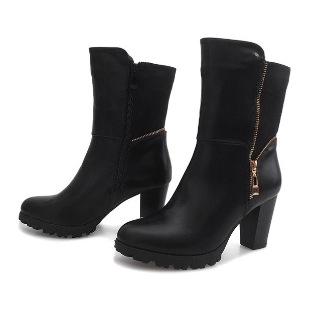 Botas de salto FR59 pretas preto 1