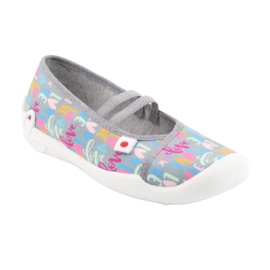 Calçados infantis Befado 116Y261 cinza multicolorido 2