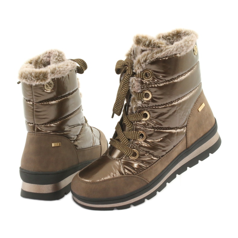 Botas marrons, membrana Caprice 26221 castanho 4