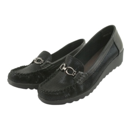 Black Mocassins wedge Sergio Leone PB223 preto 3