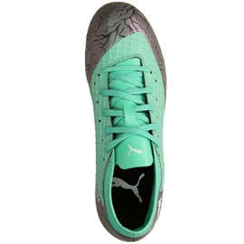 Chuteiras de futebol Puma Future 2.4 Fg Ag Jr 104844 01 cinza verde 2