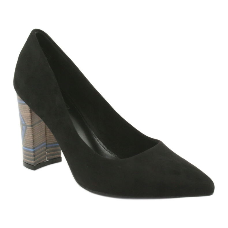 Sapatos de camurça Filippo 1103 preto 1