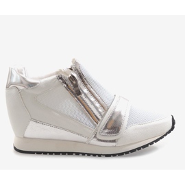 Tênis simples elegantes SK48 branco 2