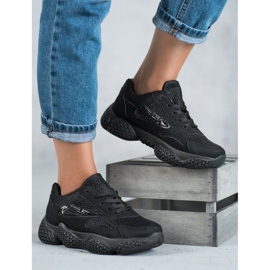 SHELOVET Calçados esportivos têxteis preto 1