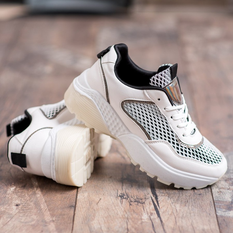 SHELOVET Calçados esportivos confortáveis branco 1