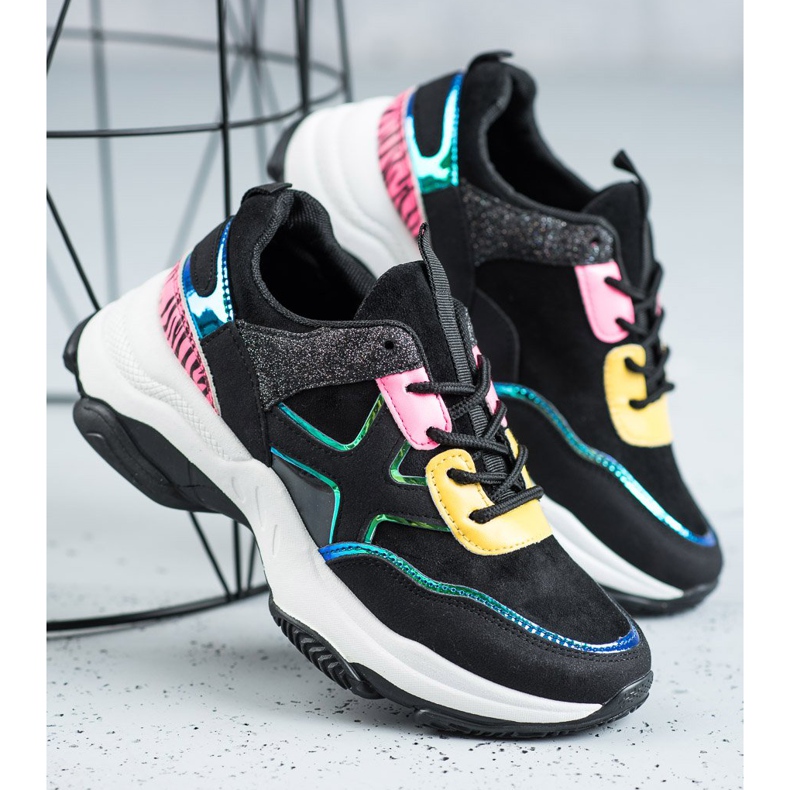 SHELOVET Calçados Esportivos da Moda preto 1