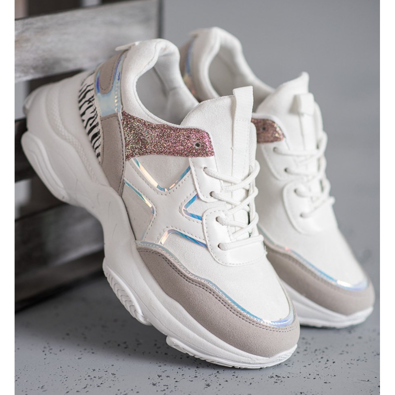 SHELOVET Calçados Esportivos da Moda branco 2