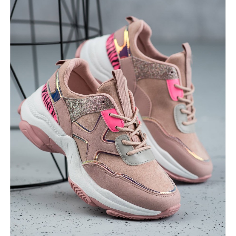 SHELOVET Calçados Esportivos da Moda rosa 2