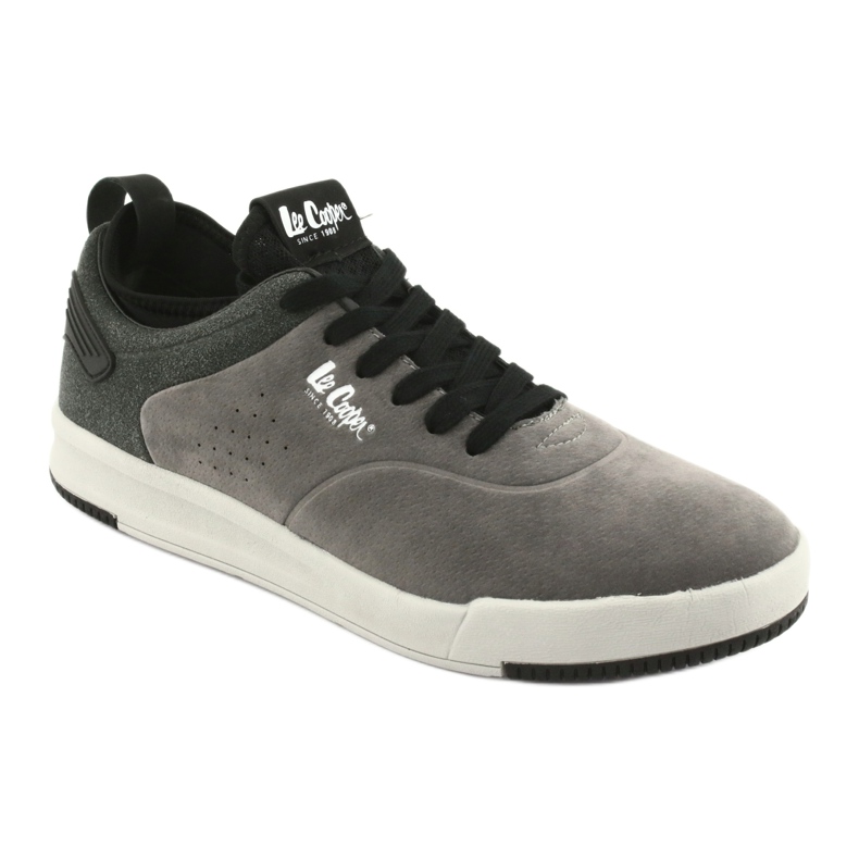 Sapatos Lee Cooper 19-29-051B cinza preto 1