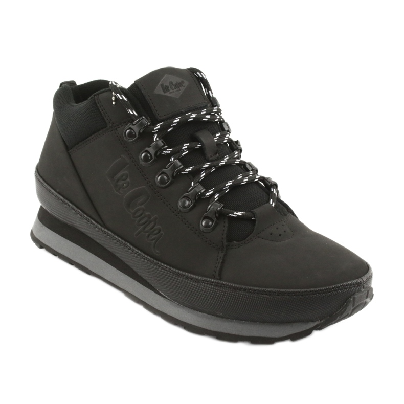 Sapatos masculinos de inverno Black Lee Cooper 19-20-011 preto 1