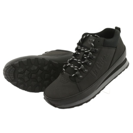 Sapatos masculinos de inverno Black Lee Cooper 19-20-011 preto 4