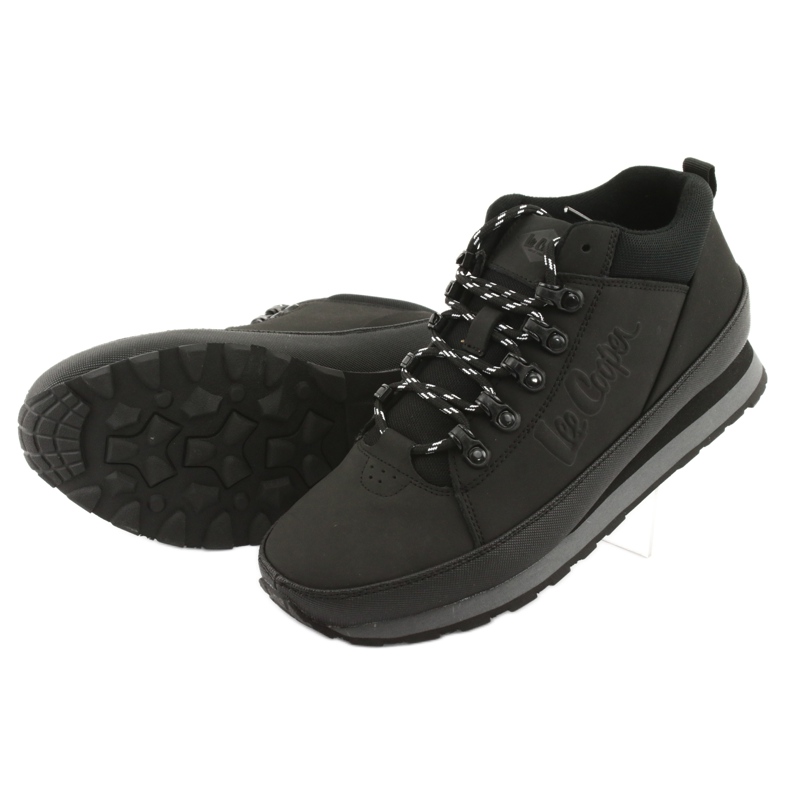 Sapatos masculinos de inverno Black Lee Cooper 19-20-011 preto 4