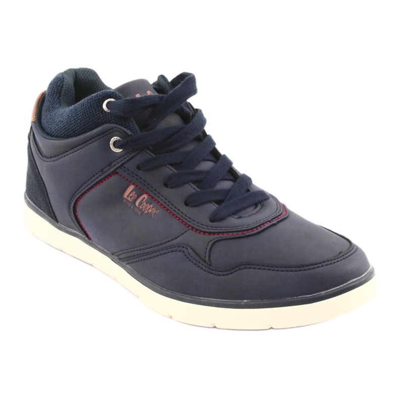 Sapatos masculinos Lee Cooper 19-29-032B azul marinho castanho 1