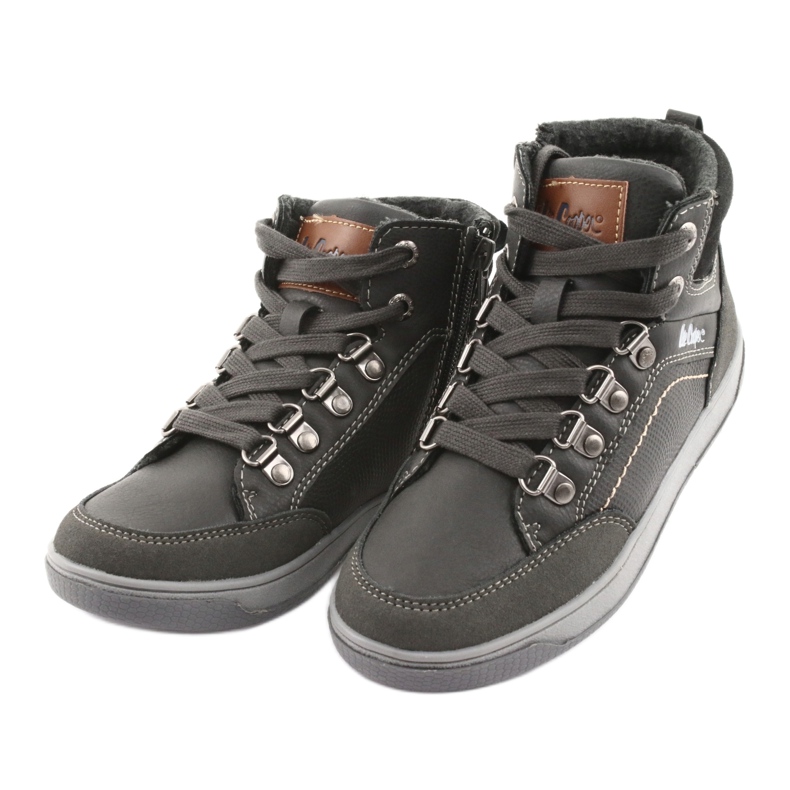 Lee Cooper Sapatos de esportes altos infantis 19-29-081 cinza 3