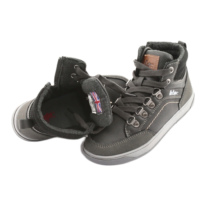 Lee Cooper Sapatos de esportes altos infantis 19-29-081 cinza 5